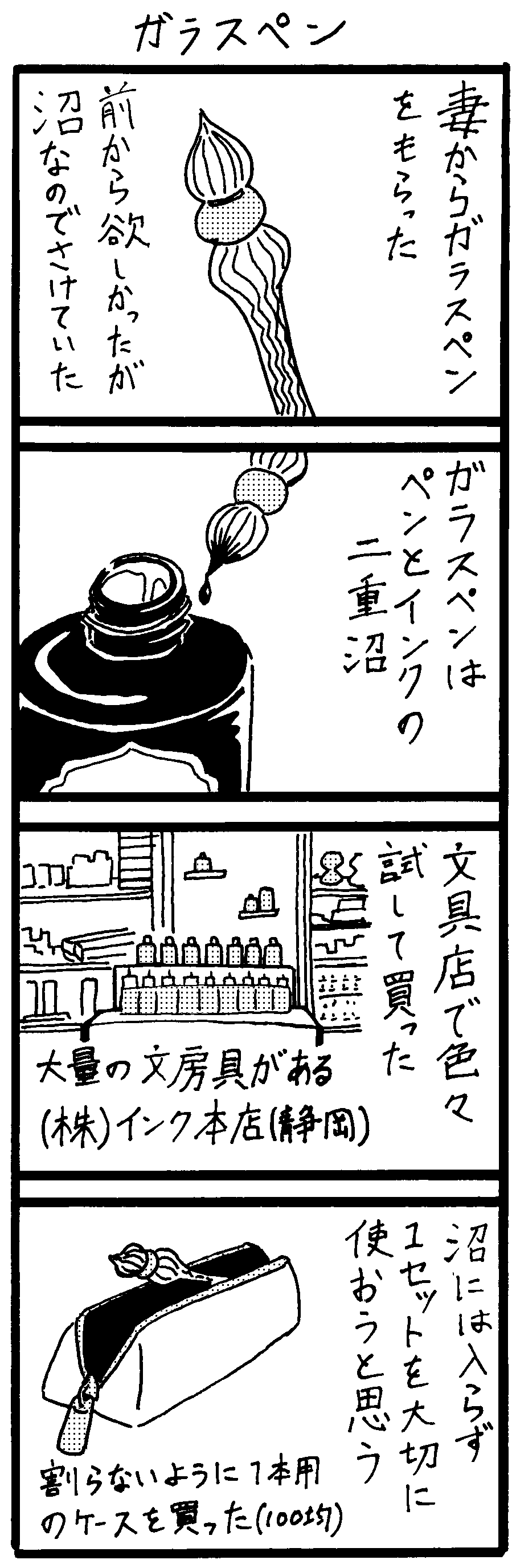 馬場日記010「ガラスペン」